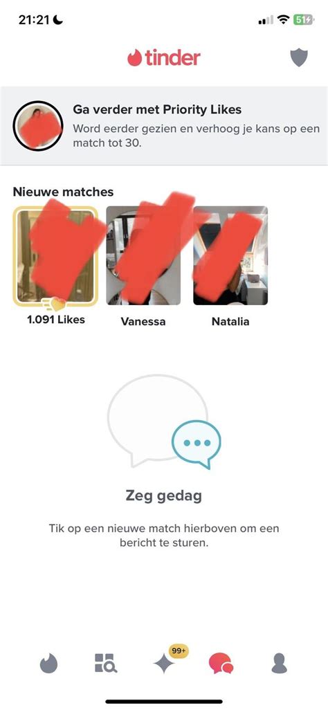 tinder nieuwe matches niet zichtbaar|Problemen met matches en berichten